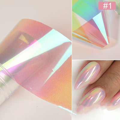 Láminas de Transferencia Mármol Aurora - Stickers de Diseño Floral para Uñas - Image 11