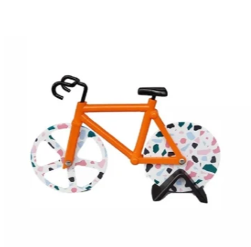Cortador de Pizza en Forma de Bicicleta - Rueda Acero Inoxidable - Image 13
