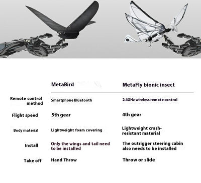 Dron Pájaro Biónico Teledirigido - Juguete Volador Inteligente - Image 14