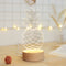 Lámpara de Mesa Piña Decorativa para Mesita de Noche