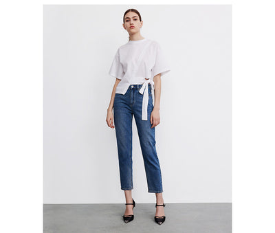 Playera Básica de Algodón para Mujer - Cuello Redondo, Corte Ajustado y Suave - Image 9