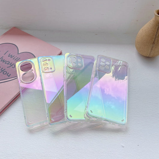 Funda Protectora Bicolor con Bordes Suaves y Efecto Espejo - Image 12