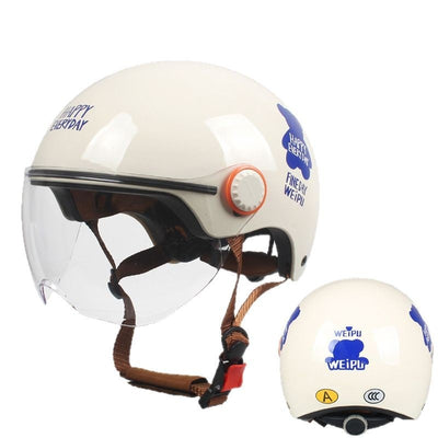 Casco Eléctrico con Protección Solar y Diseño Infantil Resistente al Viento - Image 4