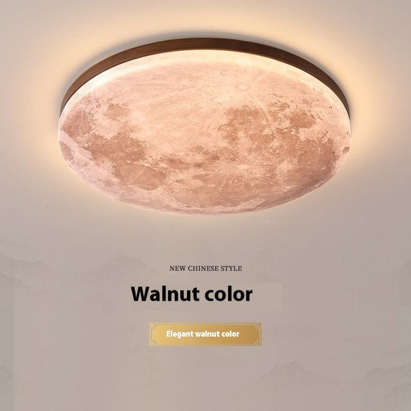 Lámpara LED de Techo Nórdica Moon - Luz Cálida para Dormitorio y Espacios Acogedores