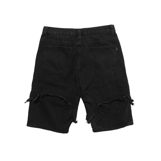 Shorts de Mezclilla Rotos Rectos para Hombre - Image 12