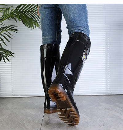 Botas de Lluvia Altas para Hombre - Calzado Impermeable Tubo Largo - Image 12