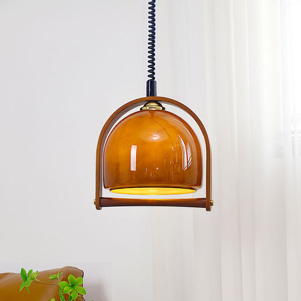 Lámpara Colgante Retráctil Estilo Vintage Americano para Dormitorio