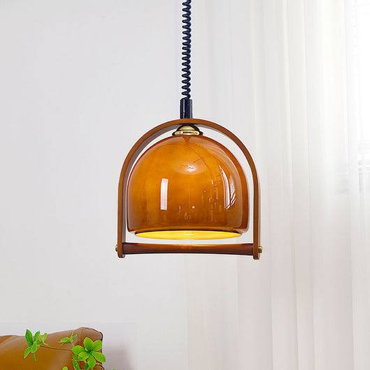 Lámpara Colgante Retráctil Estilo Vintage Americano para Dormitorio