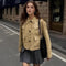 Chaqueta Cortavientos de Gamuza para Mujer - Estilo Moderno y Funcional