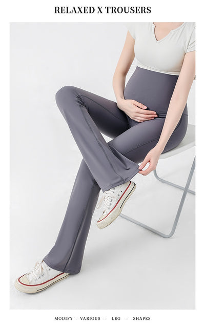 Pantalones Yoga Premamá Acampanados - Comodidad y Estilo para el Embarazo - Image 19
