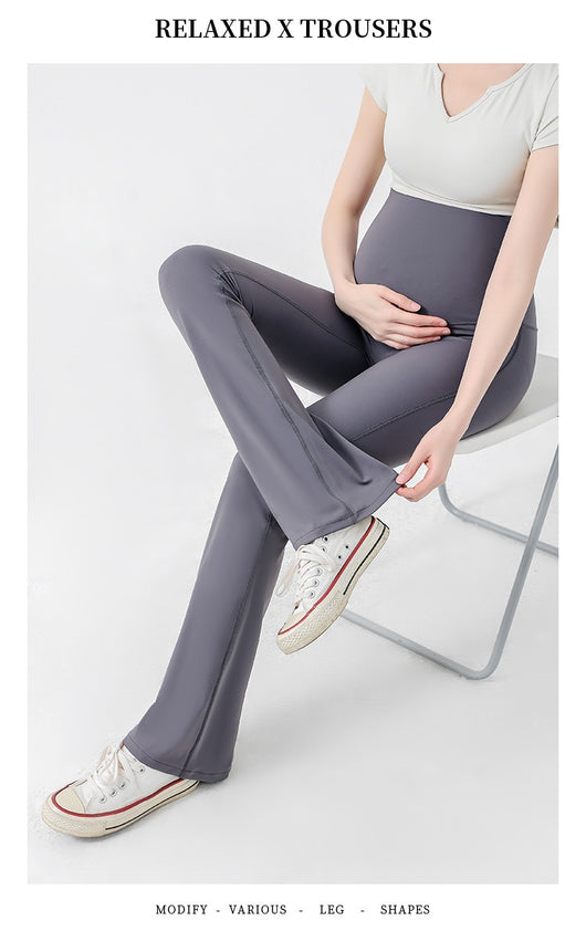 Pantalones Yoga Premamá Acampanados - Comodidad y Estilo para el Embarazo - Image 19