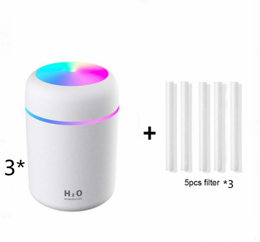 White cylindrical cotton wick, likely a replacement part for a humidifier or aroma diffuser. - Image 30