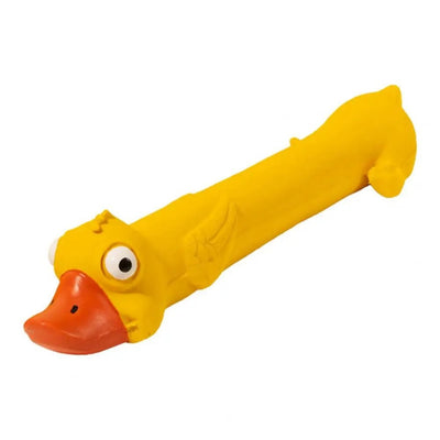 Juguete Dental de Látex para Perros con Diseño de Pato Amarillo - Alivio de Estrés y Limpieza de Dientes - Image 7