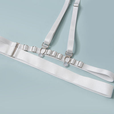 Conjunto de Lencería Encaje Transparente de Tres Piezas - Image 25