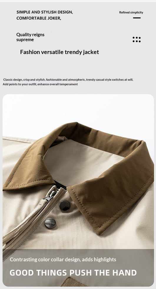Chaqueta Piloto Retro para Hombre - Estilo Vintage Workwear - Image 11