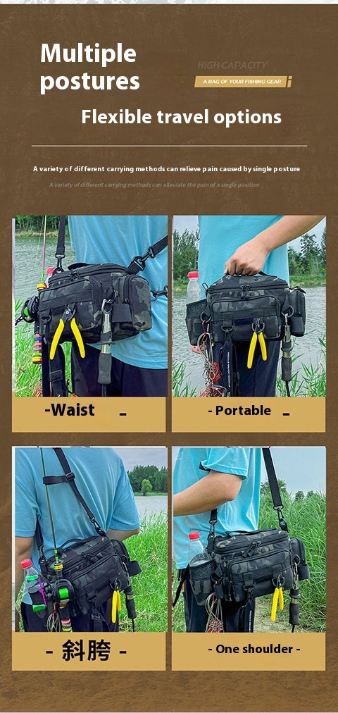Bolsa de Almacenamiento Cruzada Luya Multifuncional para Pesca - Image 20