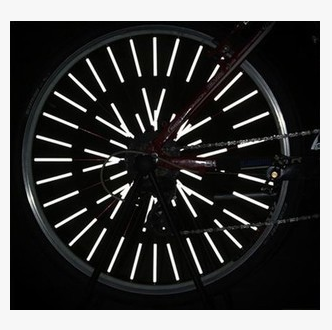 Cinta Reflectante de Radios para Bicicleta - Seguridad Colorida
