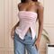 Chaleco Irregular Sin Mangas para Mujer - Top Suelto de Verano
