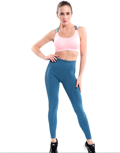 Pantalones deportivos cómodos color durazno