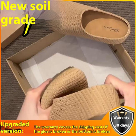 Pantuflas Baotou Cómodas Antideslizantes para Mujer - Image 10