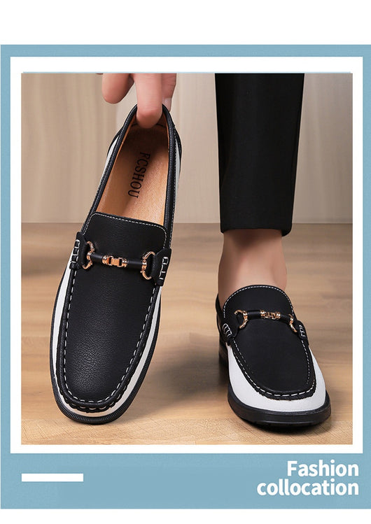 Mocasines de Cuero Genuino para Hombre Talla Grande 47 - Zapatos Casuales Cómodos - Image 23