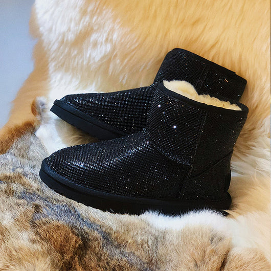 Botas Cortas para Mujer con Brillantes y Forro Térmico - Image 31