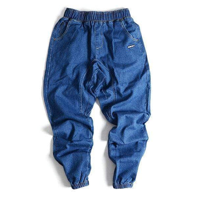 Pantalones Harem Denim Sueltos Hip-Hop Casual - Image 7