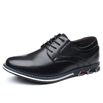 Zapatos Casuales de Cuero Suave con Suela Flexible para Hombre - Image 11