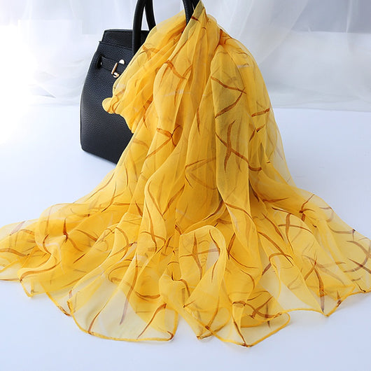 Pañuelo de Seda Decorativo Versátil para Mujer - Image 19
