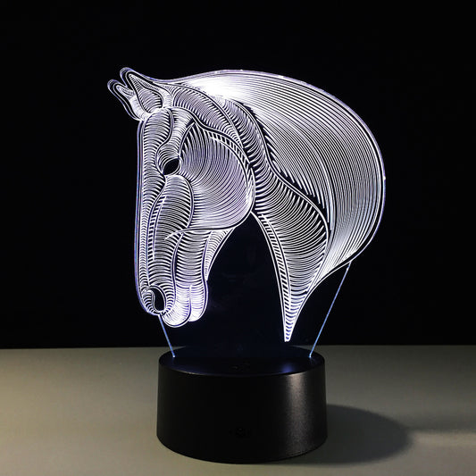 Lámpara LED Nocturna Cabeza de Caballo