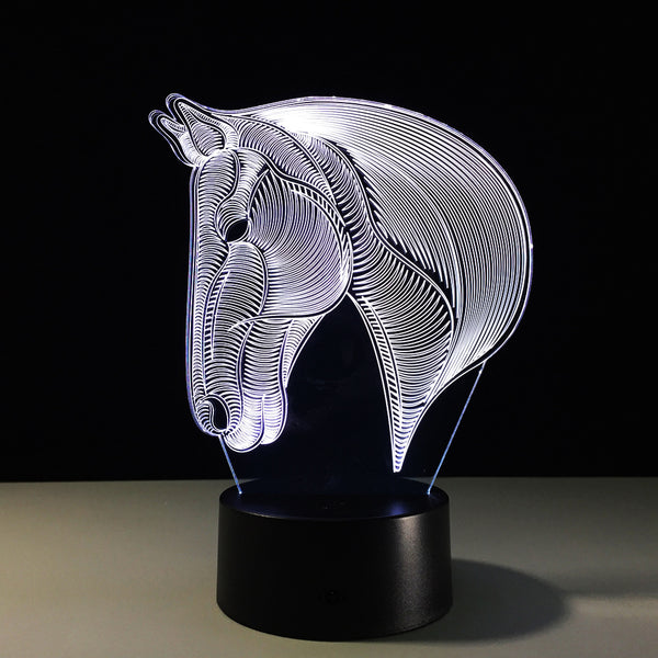 Lámpara LED Nocturna Cabeza de Caballo