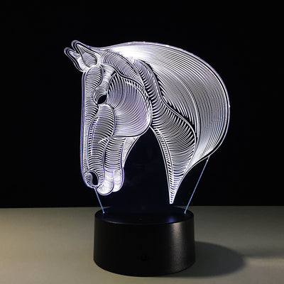 Lámpara LED Nocturna Cabeza de Caballo