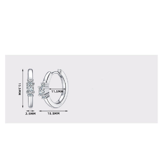 Aretes de Moissanita Multiuso para Mujer - Elegancia Versátil - Image 4