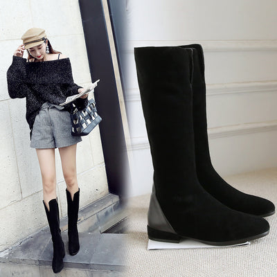 Botas Altas de Cuero para Mujer con Tacón Grueso Reforzado - Image 11