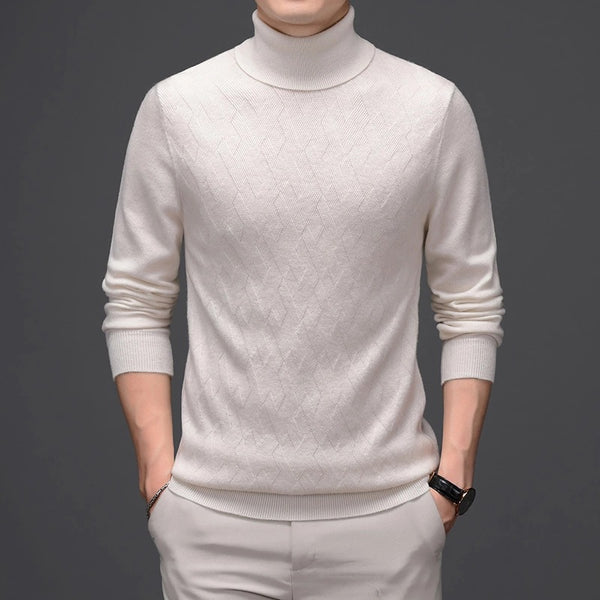 Suéter de Lana Gruesa para Hombre - Abrigo Perfecto para Otoño e Invierno
