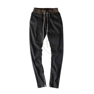 Pantalones Slim Elásticos con Cierre y Detalle de Cuerda de Cuero - Image 5