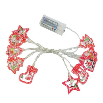 Cadena de Luces LED Multiusos - Árbol de Navidad, Muñeco de Nieve y Decoración Temática - Image 5