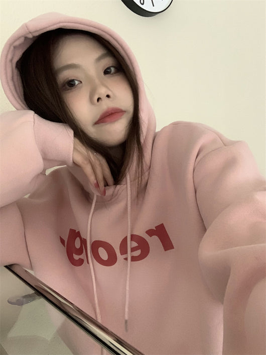 Sudadera Oversized con Capucha en Felpa Gruesa - Talla Plus - Image 32