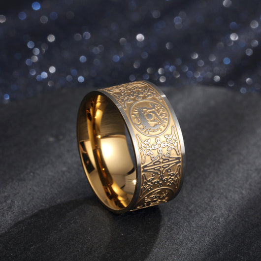 Anillo Giratorio de los Cuatro Bestias Mitológicas Chinas para Hombre - Image 4