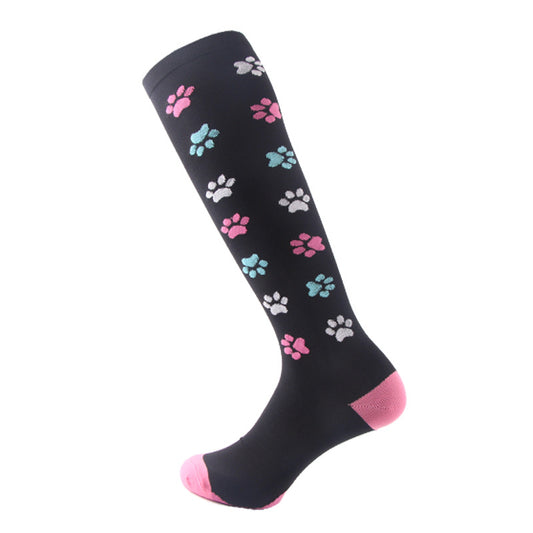 Calcetines de Compresión Deportiva de Tubo Largo