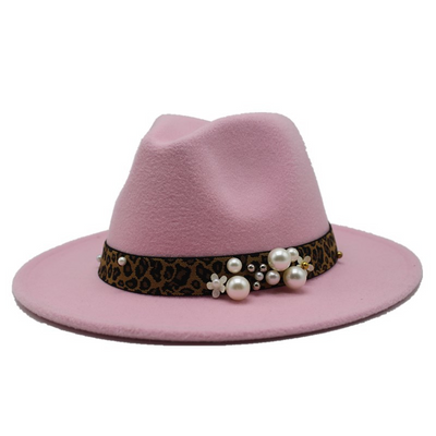 Sombrero Fedora de Lana para Mujer con Ala Ancha - Image 9