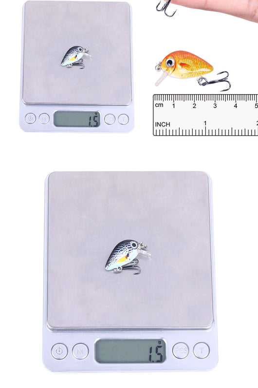 Set de 5 Señuelos de Pesca Mini Rock 1.5g - Colores Variados - Image 7