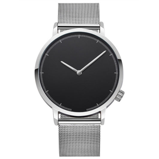 Reloj de Cuarzo Minimalista Unisex con Malla Grabada - Image 6