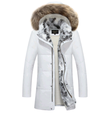 Abrigo Largo Acolchado para Hombre - Chaqueta de Invierno Estilo Coreano Talla Grande - Image 9