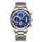 Reloj de Acero Inoxidable para Hombre - Sumergible con Cristal Luminoso