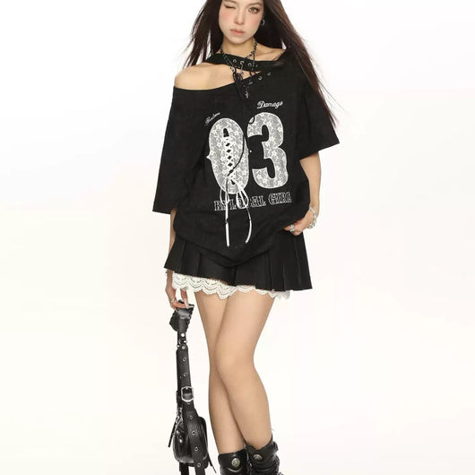 Blusa Hombros Descubiertos con Encaje y Manga Corta Ajustada - Image 10