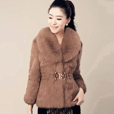 Abrigo de Invierno con Cuello de Piel Artificial - Image 17
