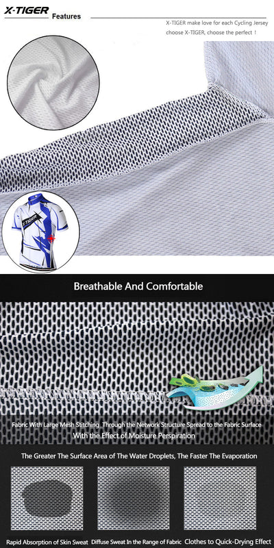 Conjunto de Ciclismo Profesional con Tirantes para Hombre - Image 6