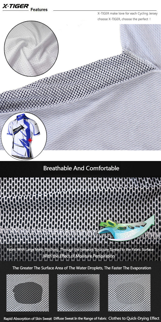 Conjunto de Ciclismo Profesional con Tirantes para Hombre - Image 6