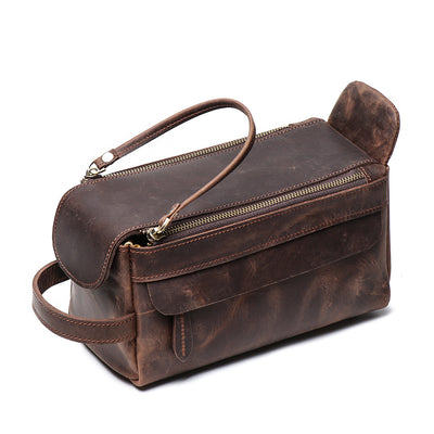 Bolsa Multifuncional de Cuero Estilo Retro para Hombre - Image 6